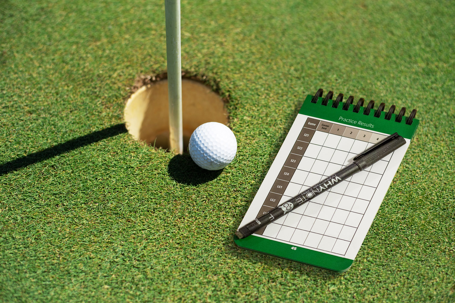 Golf Practice Book